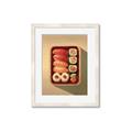 Picture of Bento Box _GroupedProduct_Rectangle_Portrait_Framed_Matted_