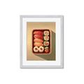 Picture of Bento Box _GroupedProduct_Rectangle_Portrait_Framed_Matted_