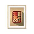 Picture of Bento Box _GroupedProduct_Rectangle_Portrait_Framed_Matted_