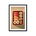 Picture of Bento Box _GroupedProduct_Rectangle_Portrait_Framed_Matted_