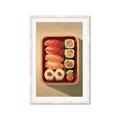 Picture of Bento Box _GroupedProduct_Rectangle_Portrait_Framed_Matted_