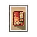 Picture of Bento Box _GroupedProduct_Rectangle_Portrait_Framed_Matted_