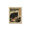 Picture of The Salmon Thief _GroupedProduct_Rectangle_Portrait_Framed_Matted_