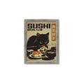 Picture of The Salmon Thief _GroupedProduct_Rectangle_Portrait_Framed_Matted_
