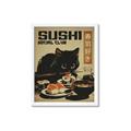 Picture of The Salmon Thief _GroupedProduct_Rectangle_Portrait_Framed_Matted_