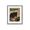 Picture of The Salmon Thief _GroupedProduct_Rectangle_Portrait_Framed_Matted_
