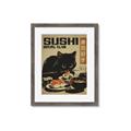 Picture of The Salmon Thief _GroupedProduct_Rectangle_Portrait_Framed_Matted_