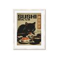 Picture of The Salmon Thief _GroupedProduct_Rectangle_Portrait_Framed_Matted_