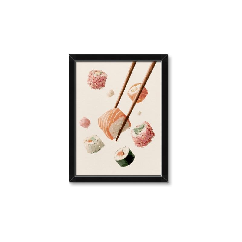 Picture of Sushi Situation _GroupedProduct_Rectangle_Portrait_Framed_Matted_