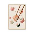 Picture of Sushi Situation _GroupedProduct_Rectangle_Portrait_Framed_Matted_