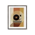 Picture of Grooves and Grids _GroupedProduct_Rectangle_Portrait_Framed_Matted_