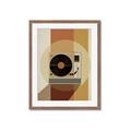 Picture of Grooves and Grids _GroupedProduct_Rectangle_Portrait_Framed_Matted_