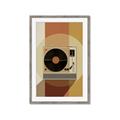 Picture of Grooves and Grids _GroupedProduct_Rectangle_Portrait_Framed_Matted_