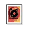 Picture of Haus Music  _GroupedProduct_Rectangle_Portrait_Framed_Matted_