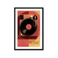 Picture of Haus Music  _GroupedProduct_Rectangle_Portrait_Framed_Matted_
