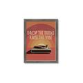 Picture of Drop the Needle, Raise the Vibe _GroupedProduct_Rectangle_Portrait_Framed_Matted_