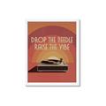 Picture of Drop the Needle, Raise the Vibe _GroupedProduct_Rectangle_Portrait_Framed_Matted_