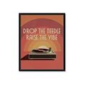 Picture of Drop the Needle, Raise the Vibe _GroupedProduct_Rectangle_Portrait_Framed_Matted_