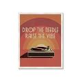 Picture of Drop the Needle, Raise the Vibe _GroupedProduct_Rectangle_Portrait_Framed_Matted_