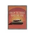 Picture of Drop the Needle, Raise the Vibe _GroupedProduct_Rectangle_Portrait_Framed_Matted_