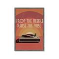 Picture of Drop the Needle, Raise the Vibe _GroupedProduct_Rectangle_Portrait_Framed_Matted_