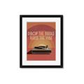 Picture of Drop the Needle, Raise the Vibe _GroupedProduct_Rectangle_Portrait_Framed_Matted_