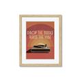 Picture of Drop the Needle, Raise the Vibe _GroupedProduct_Rectangle_Portrait_Framed_Matted_