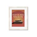 Picture of Drop the Needle, Raise the Vibe _GroupedProduct_Rectangle_Portrait_Framed_Matted_