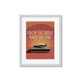 Picture of Drop the Needle, Raise the Vibe _GroupedProduct_Rectangle_Portrait_Framed_Matted_