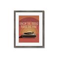 Picture of Drop the Needle, Raise the Vibe _GroupedProduct_Rectangle_Portrait_Framed_Matted_
