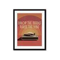 Picture of Drop the Needle, Raise the Vibe _GroupedProduct_Rectangle_Portrait_Framed_Matted_