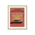 Picture of Drop the Needle, Raise the Vibe _GroupedProduct_Rectangle_Portrait_Framed_Matted_