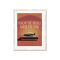 Picture of Drop the Needle, Raise the Vibe _GroupedProduct_Rectangle_Portrait_Framed_Matted_
