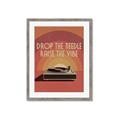 Picture of Drop the Needle, Raise the Vibe _GroupedProduct_Rectangle_Portrait_Framed_Matted_