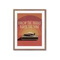 Picture of Drop the Needle, Raise the Vibe _GroupedProduct_Rectangle_Portrait_Framed_Matted_
