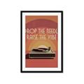 Picture of Drop the Needle, Raise the Vibe _GroupedProduct_Rectangle_Portrait_Framed_Matted_
