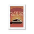Picture of Drop the Needle, Raise the Vibe _GroupedProduct_Rectangle_Portrait_Framed_Matted_