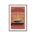 Picture of Drop the Needle, Raise the Vibe _GroupedProduct_Rectangle_Portrait_Framed_Matted_