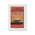 Picture of Drop the Needle, Raise the Vibe _GroupedProduct_Rectangle_Portrait_Framed_Matted_
