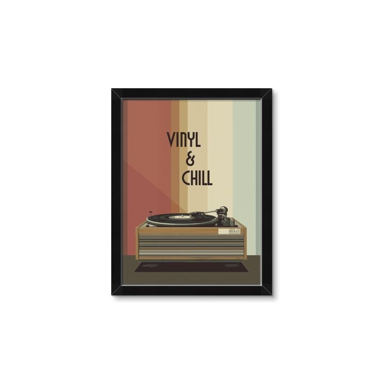 Picture of Vinyl and Chill _GroupedProduct_Rectangle_Portrait_Framed_Matted_
