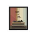 Picture of Vinyl and Chill _GroupedProduct_Rectangle_Portrait_Framed_Matted_