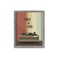 Picture of Vinyl and Chill _GroupedProduct_Rectangle_Portrait_Framed_Matted_