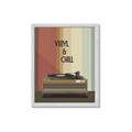 Picture of Vinyl and Chill _GroupedProduct_Rectangle_Portrait_Framed_Matted_