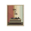 Picture of Vinyl and Chill _GroupedProduct_Rectangle_Portrait_Framed_Matted_