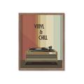 Picture of Vinyl and Chill _GroupedProduct_Rectangle_Portrait_Framed_Matted_