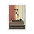 Picture of Vinyl and Chill _GroupedProduct_Rectangle_Portrait_Framed_Matted_