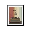 Picture of Vinyl and Chill _GroupedProduct_Rectangle_Portrait_Framed_Matted_