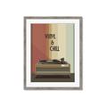 Picture of Vinyl and Chill _GroupedProduct_Rectangle_Portrait_Framed_Matted_