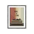 Picture of Vinyl and Chill _GroupedProduct_Rectangle_Portrait_Framed_Matted_