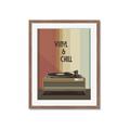 Picture of Vinyl and Chill _GroupedProduct_Rectangle_Portrait_Framed_Matted_